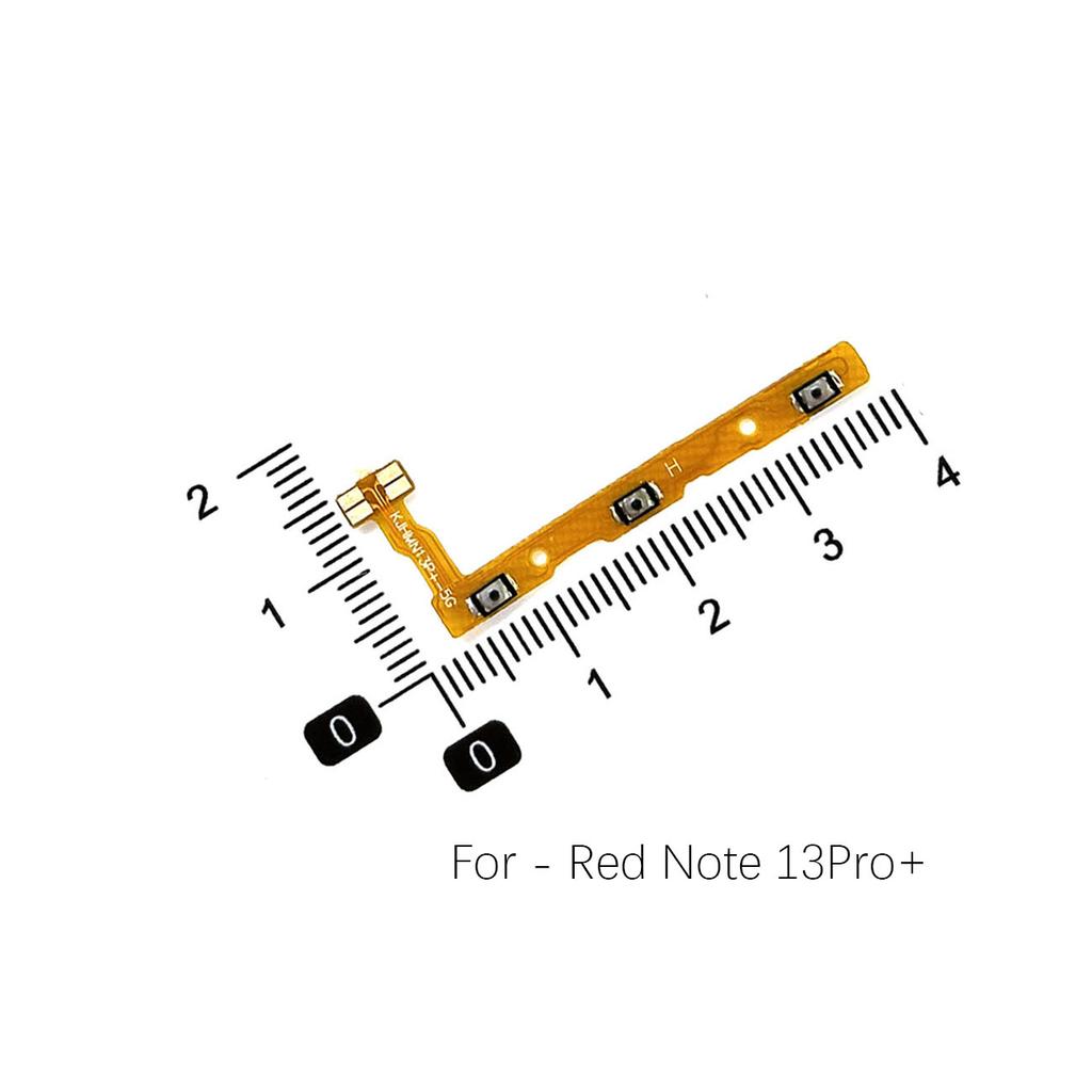 For Redmi Note 13 14 15 13Pro 14Pro 14Pro+ 15Pro Power Button Volume Flex Cable OnOff