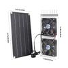 10W Solar plate Powered Exhaust Fan Cooling Ventilator Solar Exhaust Fan for Dog Chicken House Greenhouses Enduring