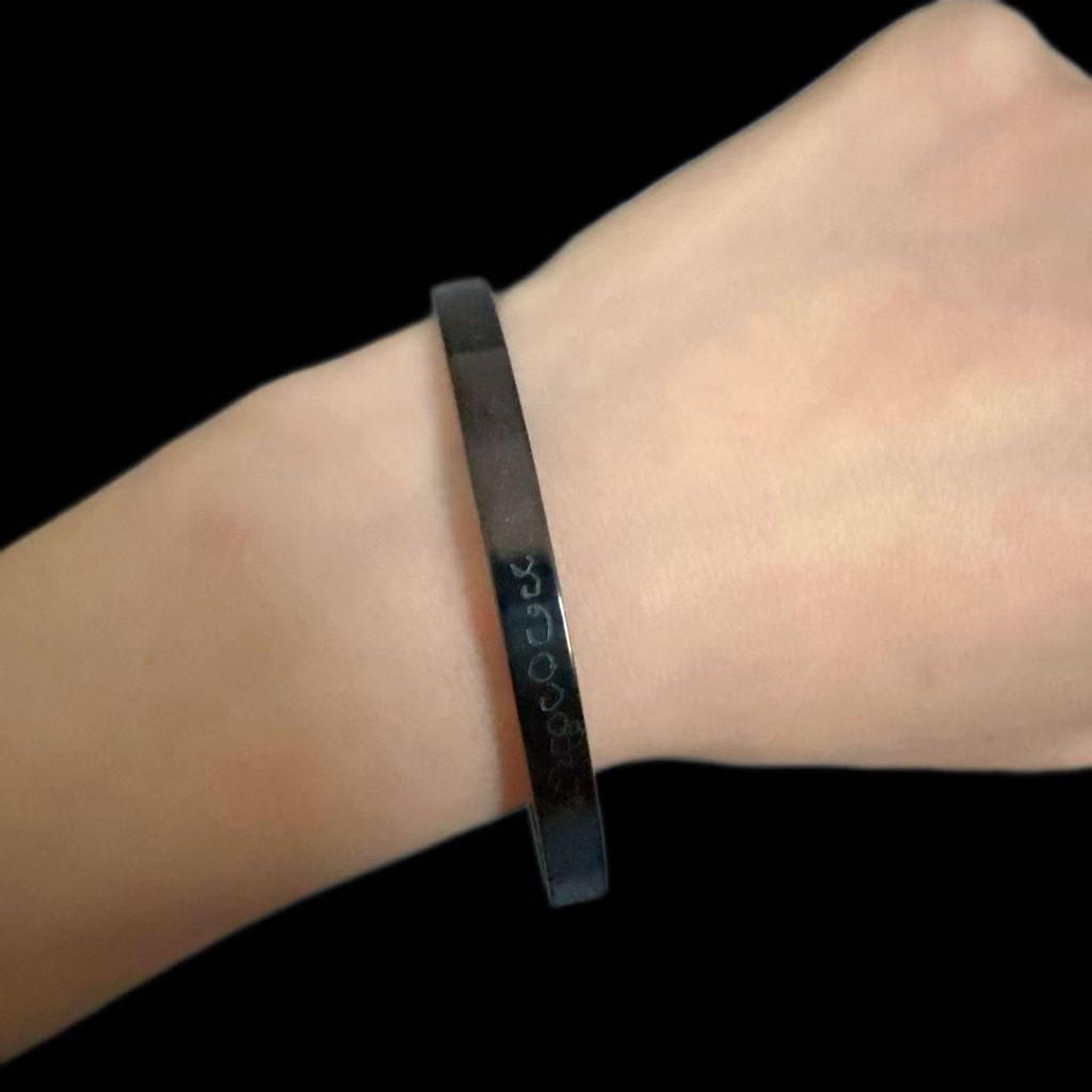 Azambia Thai Buddhist Scripture Bracelet - Authentic Exclusive Temple Design