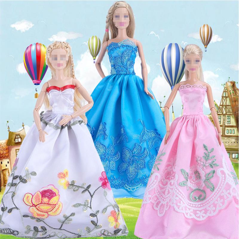 Exquisite Puppe Prinzessin Kleid süße Verschiedene Stile Bestickt Hochzeit Kleid Party Smoking Spielzeug