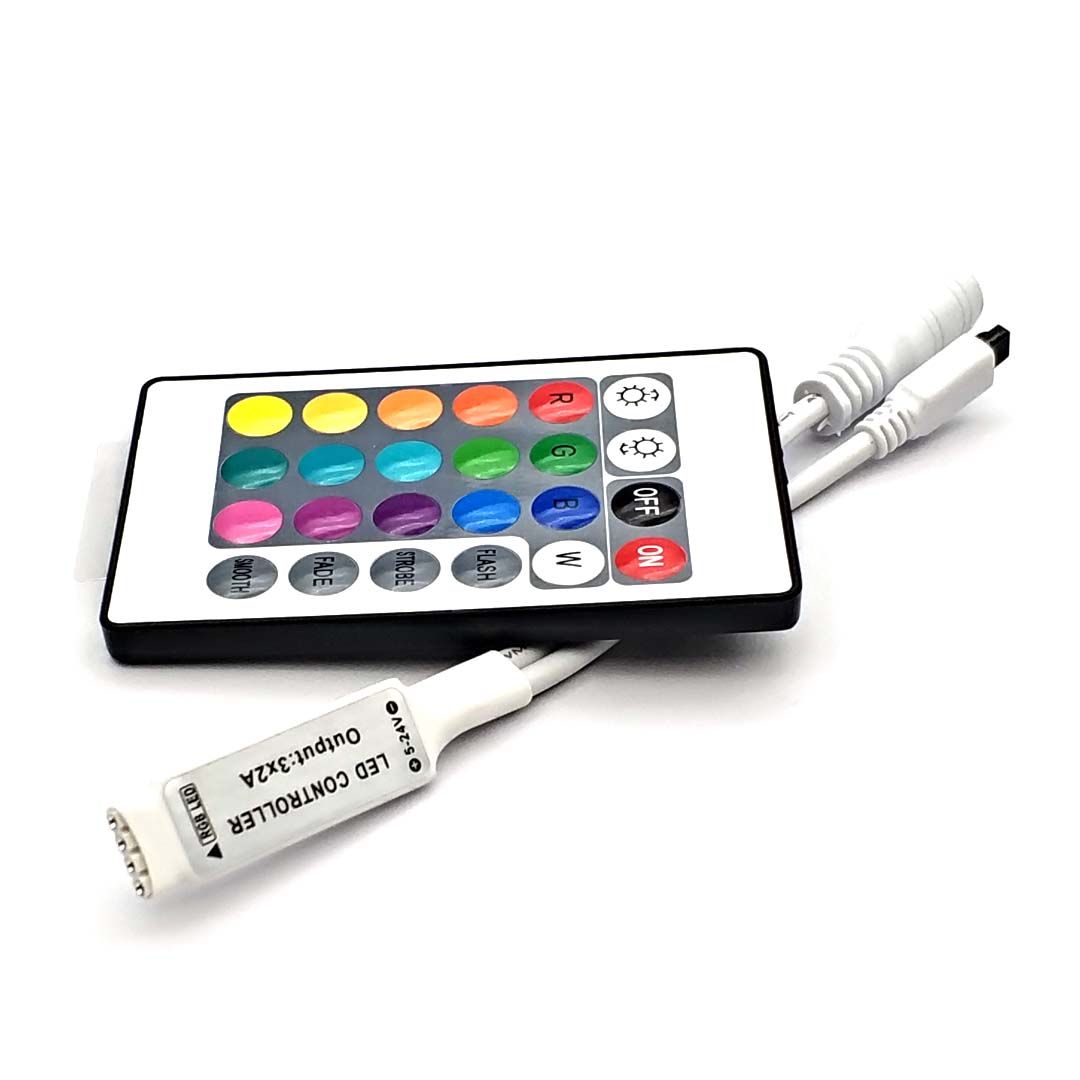 

Светодиодный контроллер 24 44 клавиши 24LED ИК RGB контроллер Контроллер светодиодной ленты ИК пульт Диммер DC12V 6A для RGB 3528 5050 светодиодной ленты 24 Keys