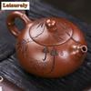 230ml Authentic Yixing Purple Clay Teapot Master Handmade Xishi Kettle Custom Beauty Tea Infuser Chinese Zisha Accessories Gift