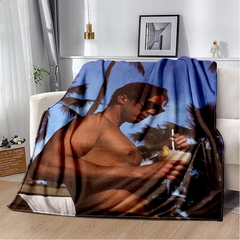 3D Drew Starkey Rafe Cameron Soft Plush Blanket,Flannel Blanket Throw Blanket for Living Room Bedroom Bed Sofa Picnic Cover Gift