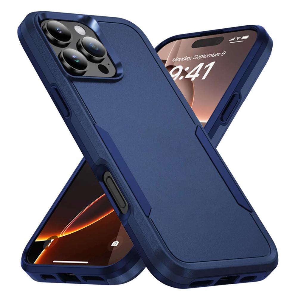 Heavy Duty Drop Shockproof Phone Case For Iphone 16 15 14 13 12 11 Pro Max 16e Plus Hard PC Anti-Scratch Rugged Protective Cover