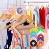 5Pcs Organizing Hangers Clothing Rack Size Dividers Plastic DIY Craft Round Hangers Closet Dividers Round Wardrobe Separator