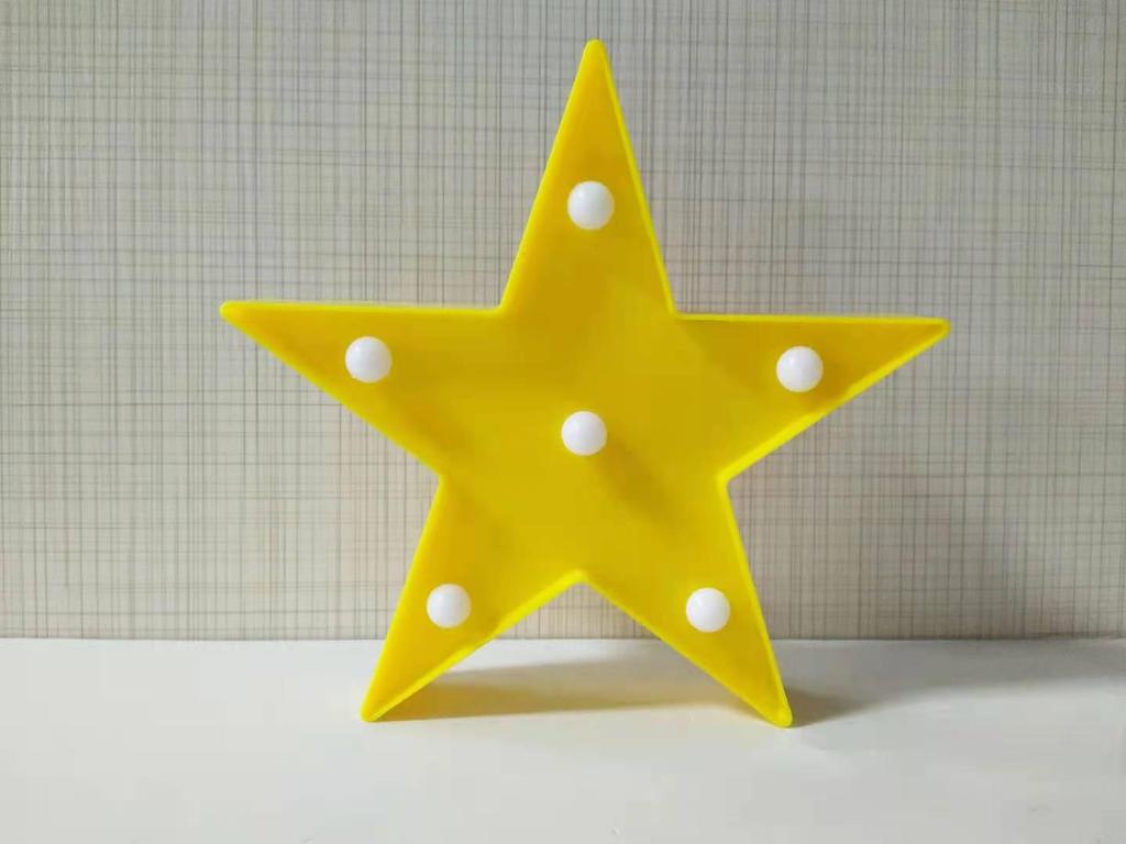 LED Mini Night Light - Flamingo, Pineapple, Cactus, Unicorn & Star Shapes