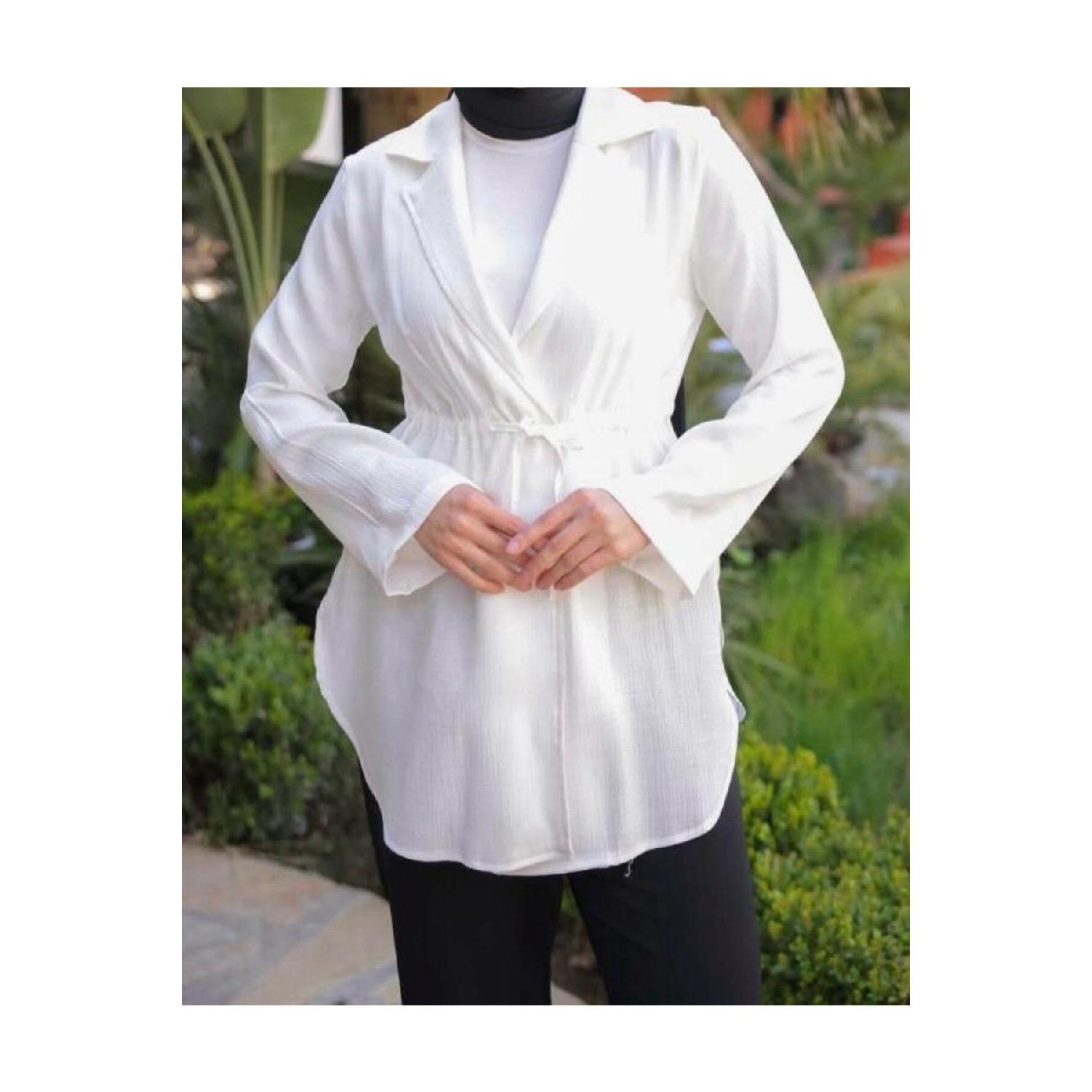 

White Shirt Jacket Model S
