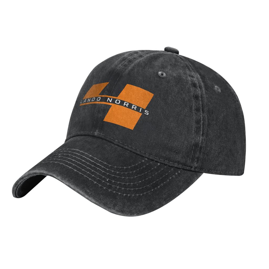 LLando NNorris Baseball Cap Fashion Distressed Denim Sun Cap Unisex Style Outdoor Running Golf Unstructured Soft Hats Cap