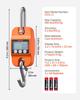 Digital Crane Scale, 880 lbs/400 kg Max Capacity, Handheld Hanging Scale with Cast Aluminum Case & LCD Display, 100 g Division & 3 Unit Switch,