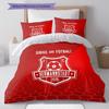 FC Hermannstadt Bedding Quilt Set Quilt Cover Pillowcase Home Decoration Birthday Gift (1 * duvet cover + 2 * pillowcase, without core)
