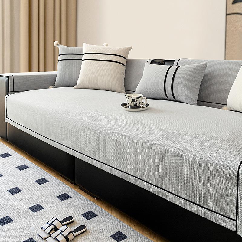 

Роскошные французские шенилловые подушки для дивана Новая подушка для дивана Четыре сезона Универсальная Противоскользящая Ткань Чехол для дивана для гостиной 60x60