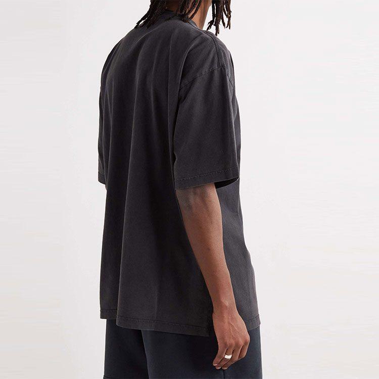 Balenciaga SS22 T Shirt Men's Black 694576TMVA91000