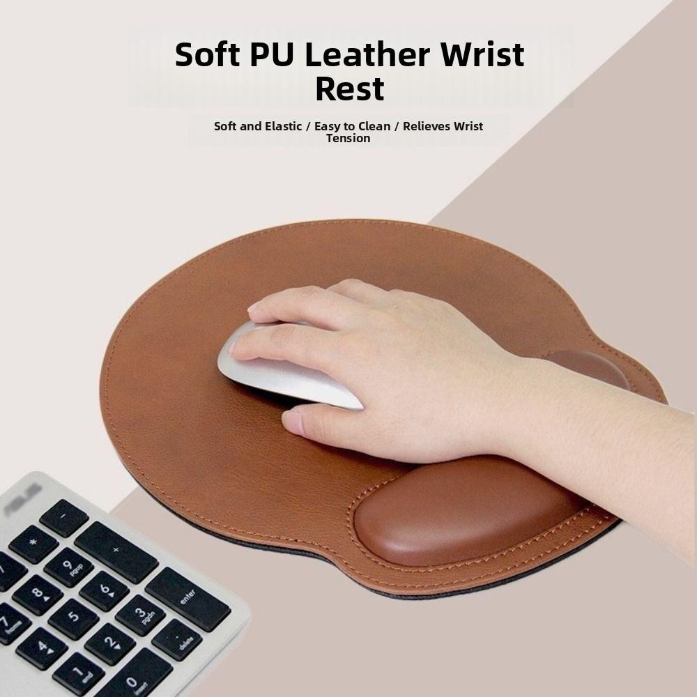 2Pcs/Set Non-Slip Ergonomic Mouse Pad Creative Wristband Mouse Mat Keyboard Hand Cushion  Desktop