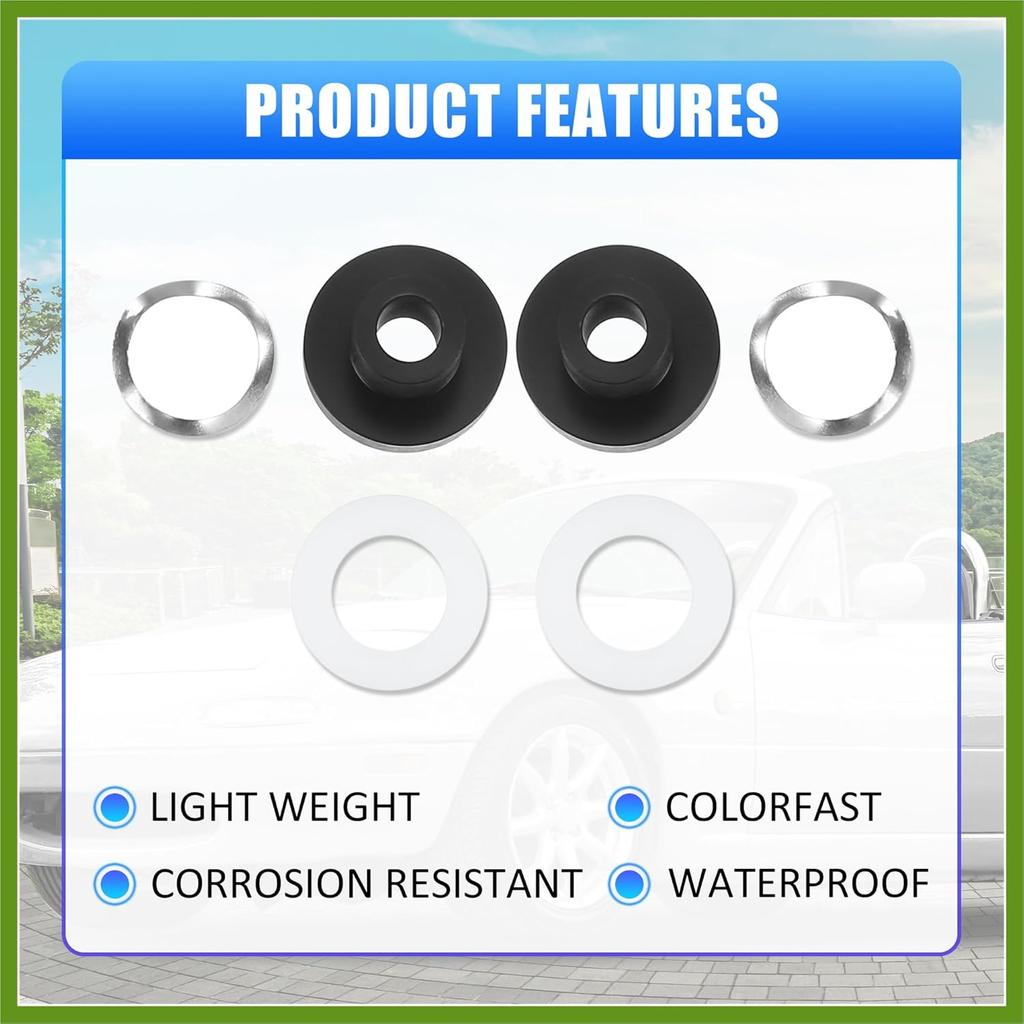 1Set Window Bushings Fits for Mazda Miata Base Convertible 2 Door 1990-2005 Replaces 909-925 Replace Parts Vehicle Components
