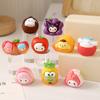 9pcs My Melody Creative Fruit Model Ornament Set For Kids And Collectors