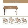 Cuoshan Aluminum Alloy Table and Chair Set