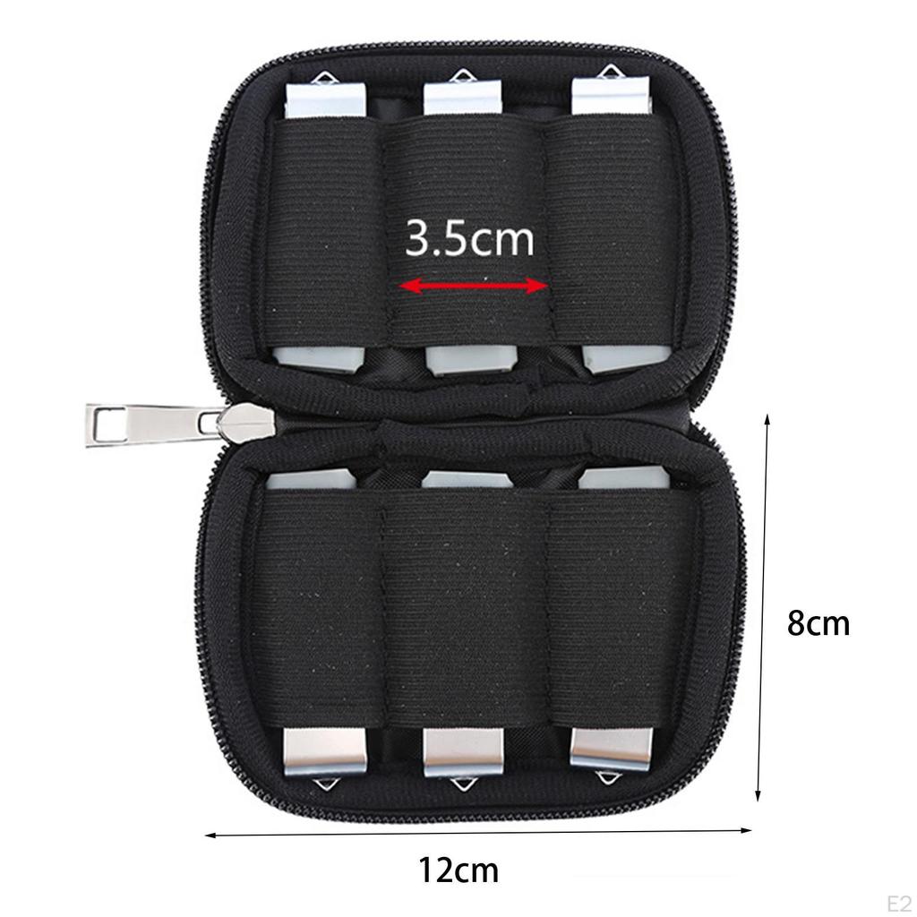 Compact USB Drive Storage Solution with Zipper Closure