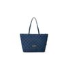 New Lee PU, Textile Mixture Tote Bag, Shopping Bag, Shoulder Bag Women's Dark Blue LE250147M-503