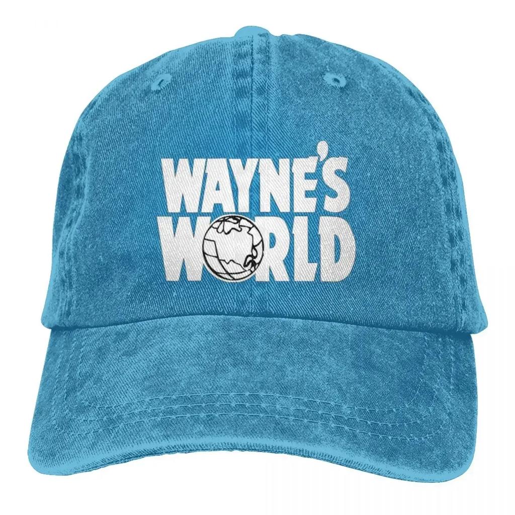 Waynes World Baseballcaps Populær Komedie Kpop Rock Truckerhatt Pustende Unisex Menn Mote Egendefinert Logo Baseballcaps