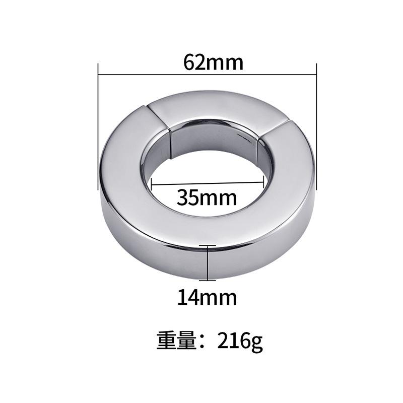 Stainless Steel Penis Weight-Bearing Pendant Magnet Ring Adult Sexy Binding Alternative Pleasure Climax Adult Toy