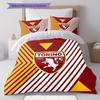Torino F.C Bedding Quilt Set Quilt Cover Pillowcase Home Decoration Birthday Gift (1 * Duvet Cover + 2 * Pillowcase, Without Core)