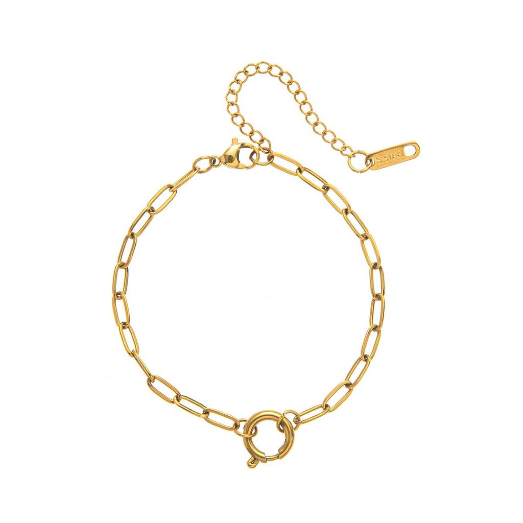 18K Gold Retention Stainless Steel Star Cloud Pendant DIY Accessory