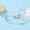 925 Silver Bracelets Bangles Original Love Heart Clasp Charms Beads Snake Chain Luxury DIY Jewelry For Women Gift