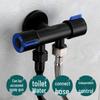 VEMUSE JDF-CW-330 Schwarzes Armatur-Set mit zwei Auslässen