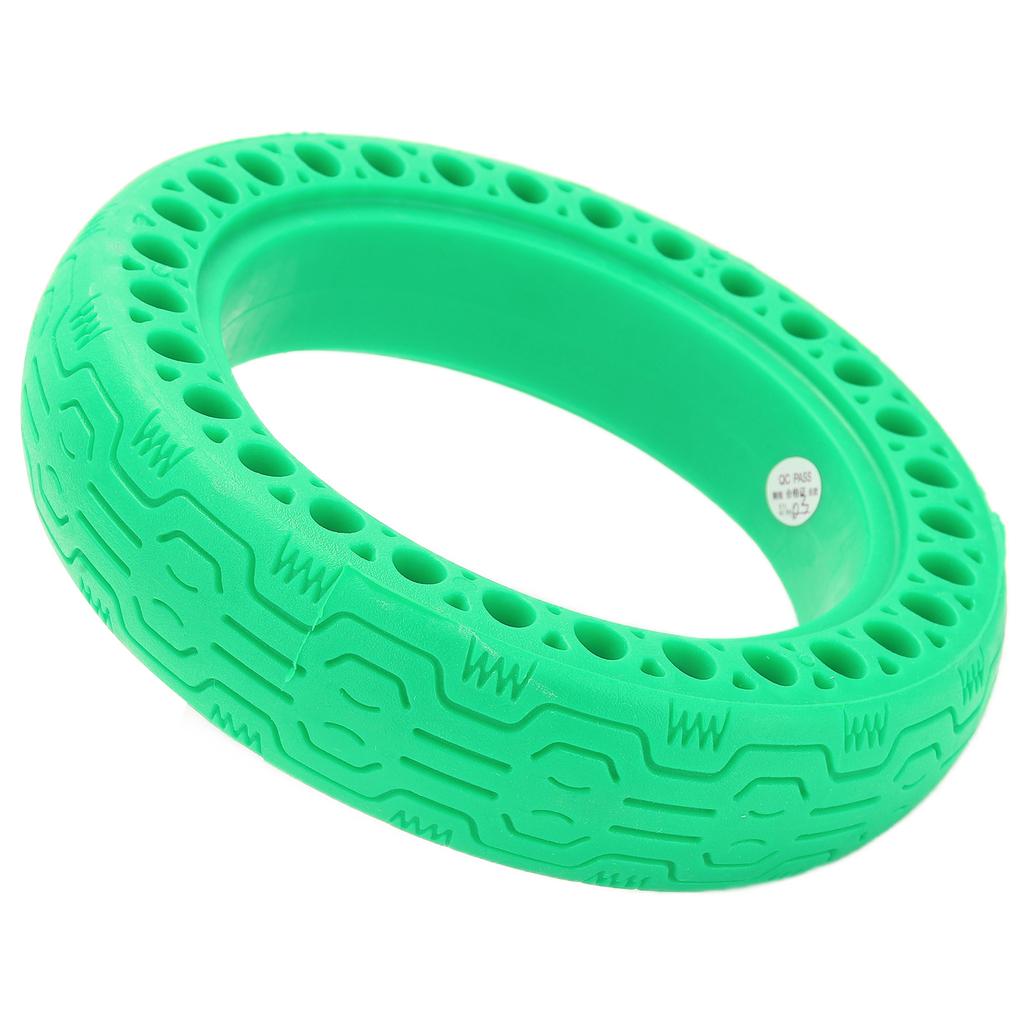 8.5x2.0 Electric Scooter Hollow Solid Tires Anti Puncture Non Slip Tyre for Xiaomi M365Green