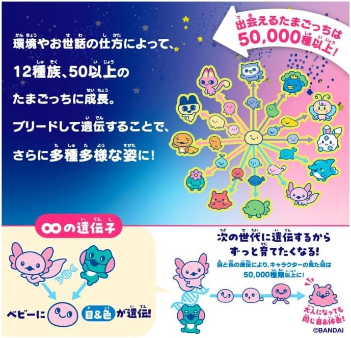 Tama Gotchi Paradise Blue Water Purchase Myaocchi Sticker Ages 6 and Up Tama Gotchi Paradise - (Early Bonus Included)
