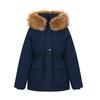 Export channels Women's winter tooling cotton-padded clothes big fur collar hooded pie overcome extra thick cotton cold resistance multi-color uni
