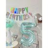 32inch Crystal Jelly Color Number Balloon for Birthday, Anniversary, Theme Party Background Decoration, Back To School Valentine Day
