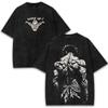 2026 Heißer Verkauf Anime BAKI Hanma Baki Grafik T-Shirt Herren Kurzarm Kleidung Übergroßes T-Shirt Gewaschenes Baumwoll-T-Shirt Harajuku Herren Vintage T-Shirt