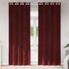 Blackout Curtains 2 Pcs Burgundy 140 X 225 Cm Velvet