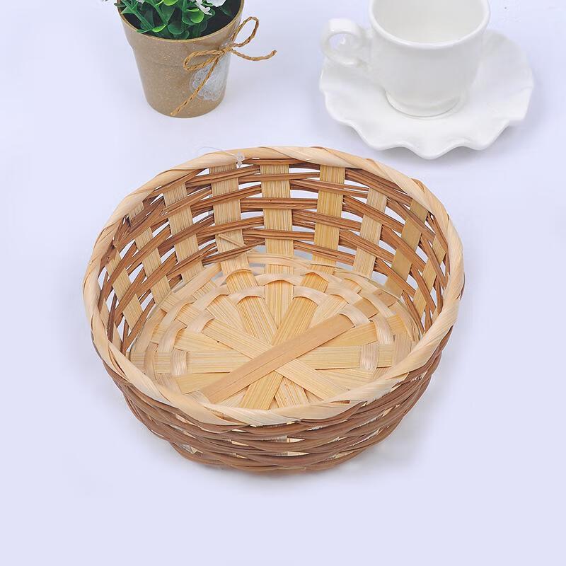 Handmade Bamboo Woven Storage Basket Set