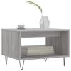 VidaXL Table basse sonoma gris 60x50x40 cm bois d'ingénierie 829258