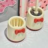 Bow Household Toilet Brush Long Handle Base Dead Corner Set Toilet Brush Bathroom Cleaning Wall Mounted Artifact