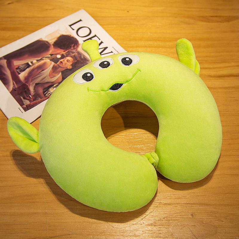 Urocza poduszka podróżna w kształcie litery U: Podróż, Drzemka w biurze, Kreskówkowa pluszowa poduszka pod szyję