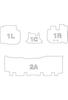 Clazzio Floor Mat 3D Type Set for 1 Caravan H30 Seater NEW Rubber Type Black (2018)/1~5 EN-5291 [5EENB5291K]