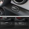 For MINI-R56-5915 Car Front Passenger Panel Box Lock Frame Genuine Carbon Fiber Decorative Ring