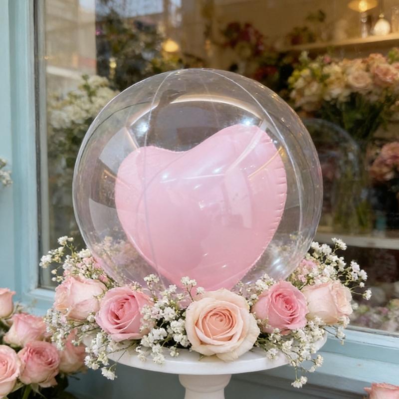 Love Heart PVC Balloons 13.38Inch Valentine's Day Heart Balloons for Anniversary Celebration Wedding Birthday Decoration