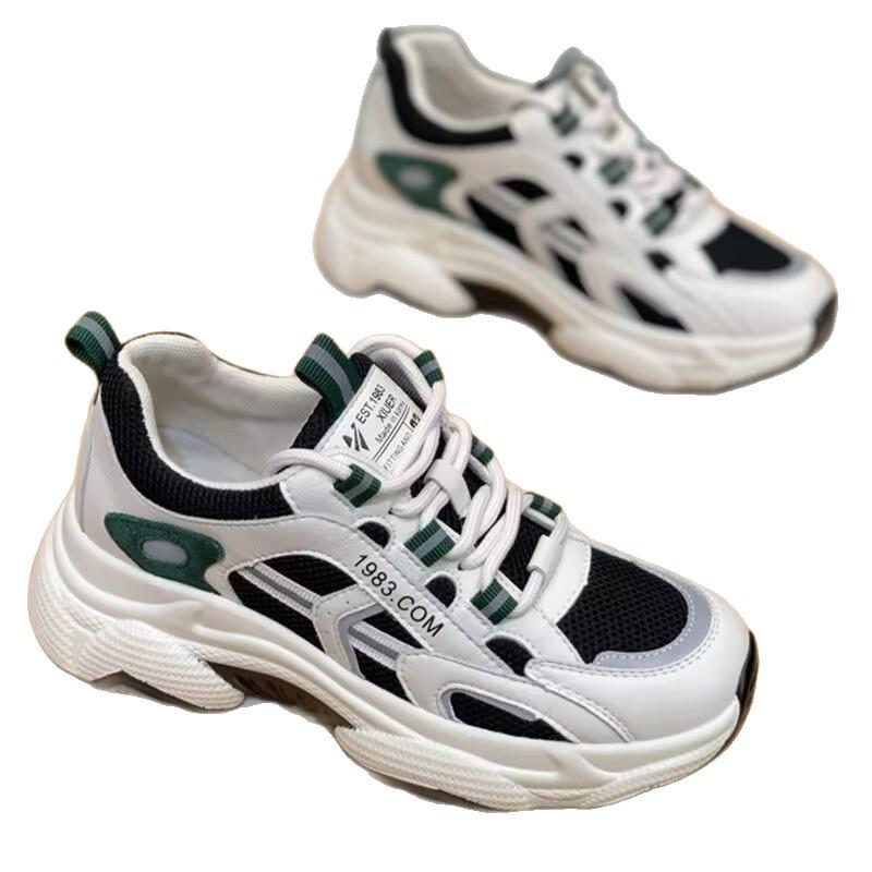 Daddy Shoes Niche Thin Ins Autumn and Winter Lightweight Thick-soled Super Fire Casual Sports Shoes