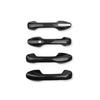 For Hyundai Palisade Manual Button Carbon Fiber ABS Outer Door Handle Cover Trim