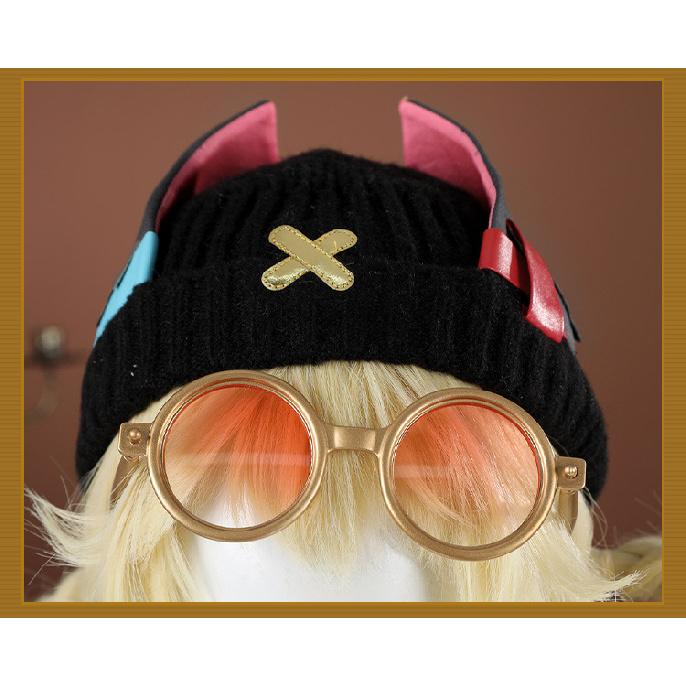 Genshin Impact Jahoda Cosplay Costume Uniform Cloak Hat Glasses Headwear Outfit Halloween Party for Women Girls Props