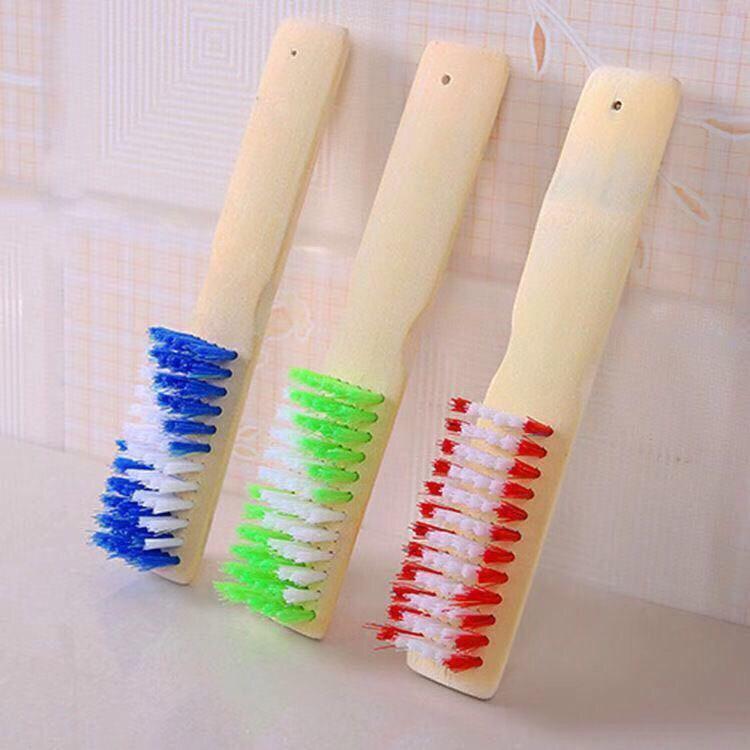 

Thickened Long Handle Bamboo Shoe and Laundry Brush with Stiff Bristles