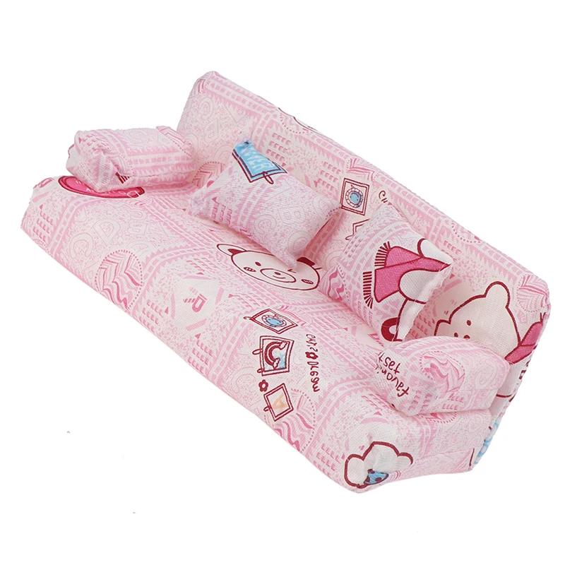 1Set Dollhouse Miniature Small Floral Fabric