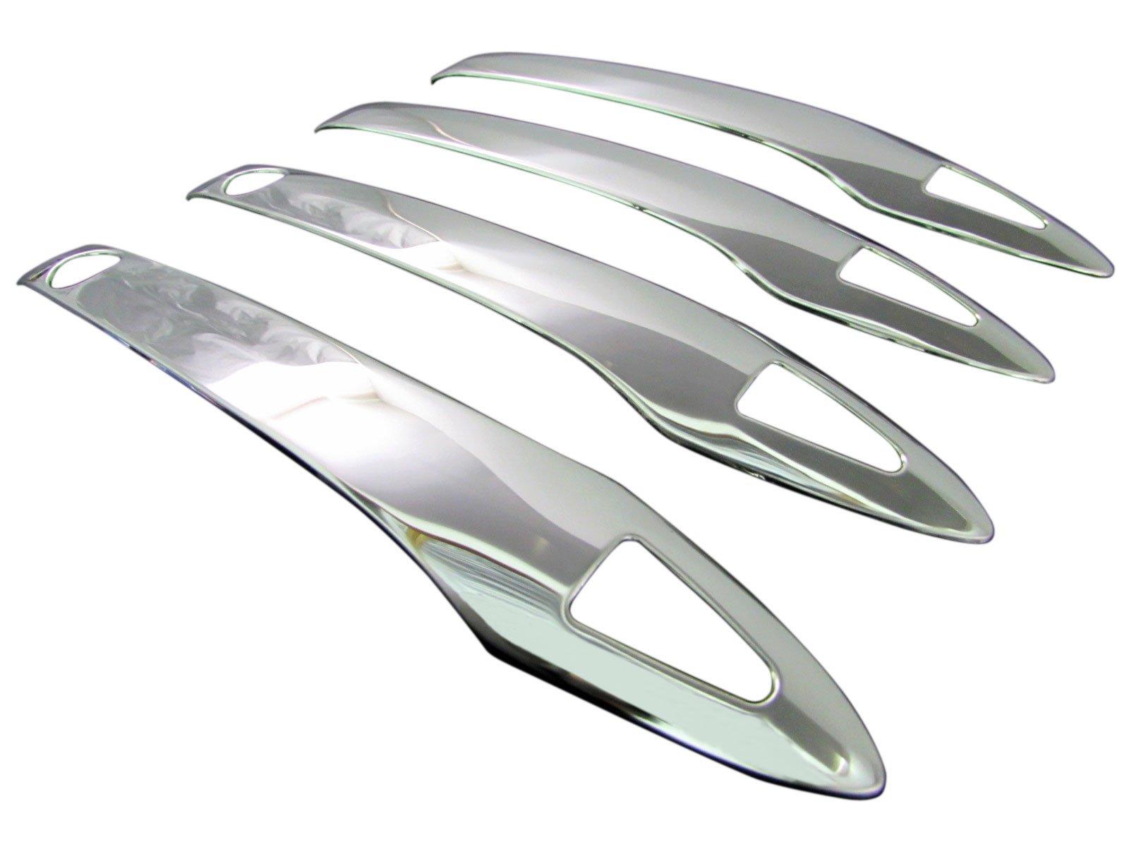 

BRIGHTZ Camry AXVH70 AXVH75 Ultra Mirror Finish Stainless Steel Door Handle AXVH H70 70 H75 75 Covers, 4-Piece Half-Type [PRIUS50-NOBU-HS-A0B2C2]
