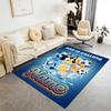 Bluey's Soccer Adventure Customizable Name Carpet Design for Hallway Game Room Entryway Bedrooms Antislip Carpet Decorate Offices Gift for Festivals