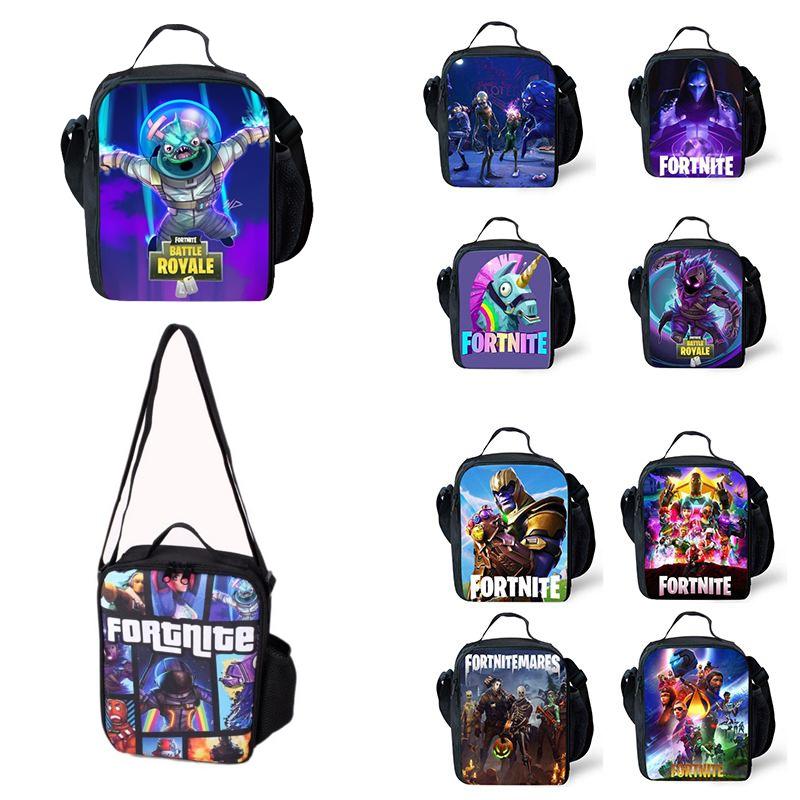 Student School Battle Bag Girls Boys Snack Bags Lunch Kids Box