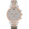Chrono Grey Bicolor Rose Metal Men's Quartz Chronograph Watch AR1864